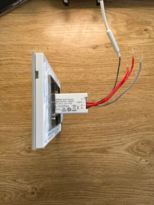 Prestige One Gang Matter Over Thread Certified Wall Dimmer WD01 - Image 5
