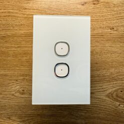 Alternative view of Prestige Two Gang Matter Over Thread Certified Wall Dimmer WD02