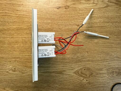Prestige Two Gang Matter Over Thread Certified Wall Dimmer WD02 - Image 4