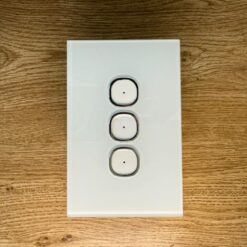 Alternative view of Prestige Three Gang Matter Over Thread Certified Wall Dimmer WD03