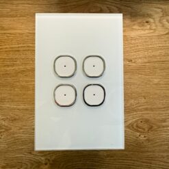 Alternative view of Prestige Four Gang Matter Over Thread Certified Wall Dimmer WD04