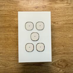 Alternative view of Prestige Five Gang Matter Over Thread Certified Wall Dimmer WD05