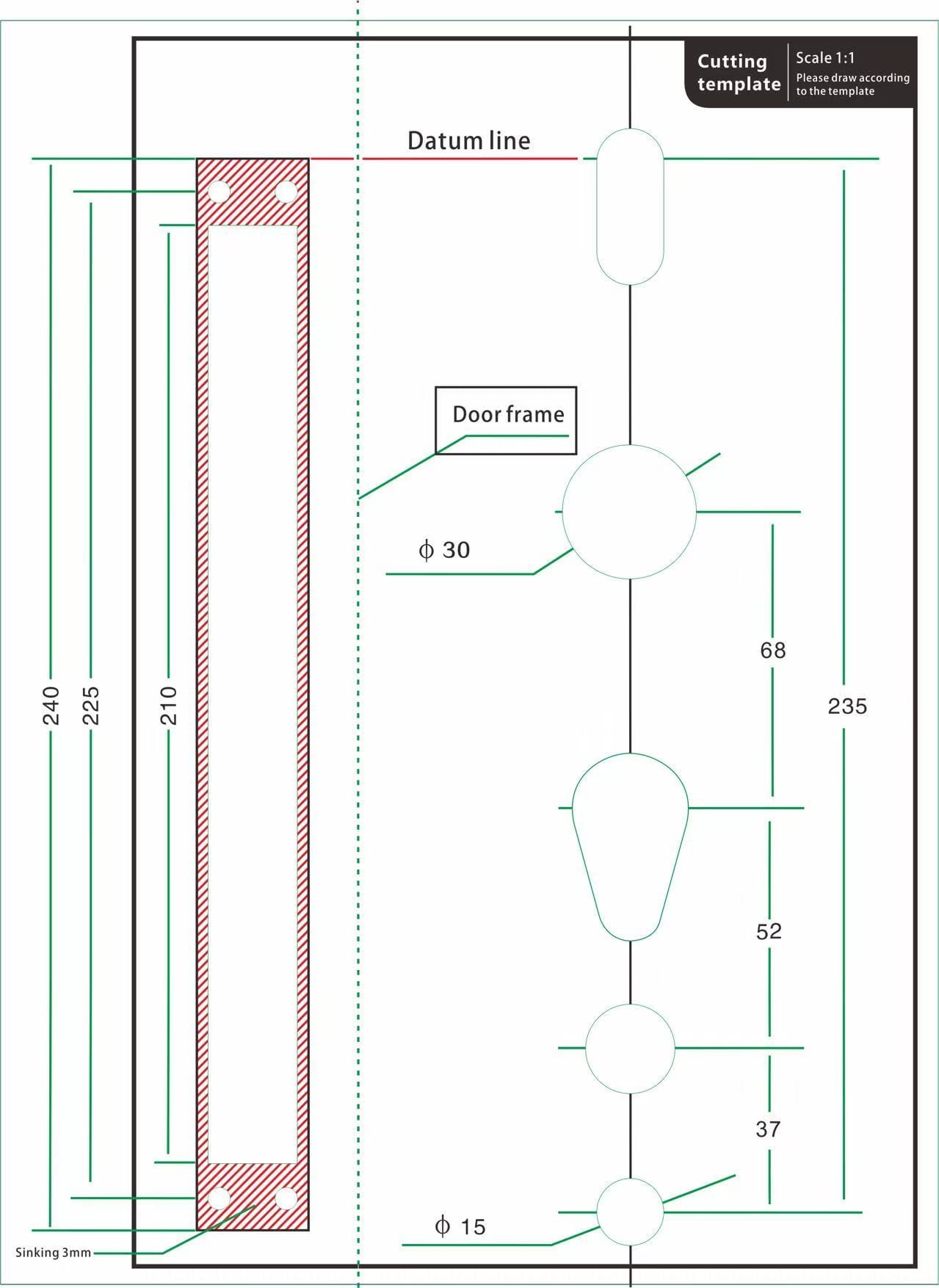 Matter Over Thread Smart Door Lock (Full Size Black) - Image 4