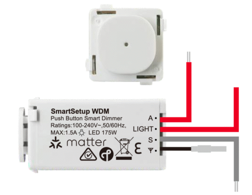 Prestige Matter Over Thread Certified Wall Dimmer Mechanism WDM - Image 2