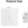 Matter Over Thread Certified One Gang Wall Switch MS01EU - Image 4