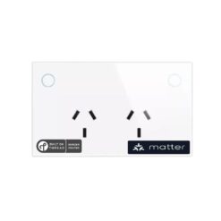 Alternative view of Matter Over Thread Certified Two Gang Wall Power Outlet MS0QPW