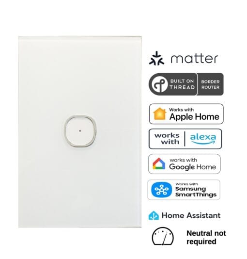 Prestige One Gang Matter Over Thread Certified Wall Dimmer WD01
