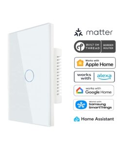 Matter Over Thread Certified One Gang Wall Switch MS01