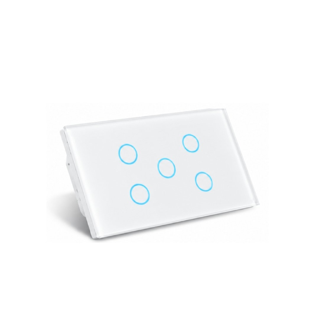 Premium Five Gang Matter Over Wi-Fi Certified Wall Switch MS05W - Image 4