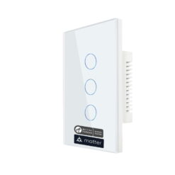 Alternative view of Premium Three Gang Matter Over Thread Certified Wall Switch MS0QTW