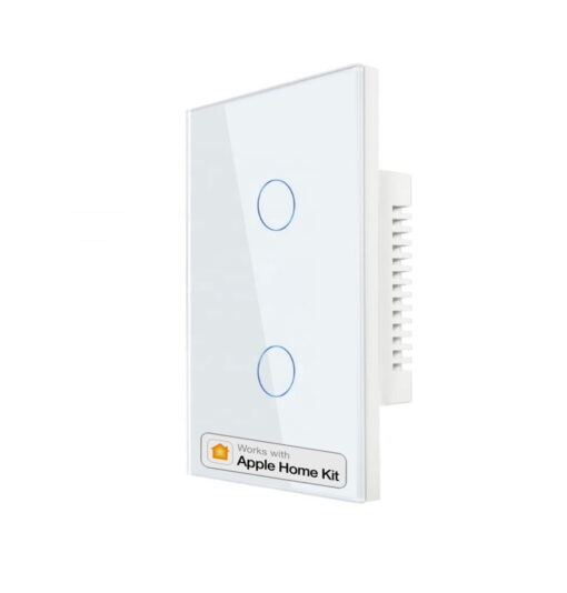 Homekit Wi-Fi 2 Gang Wall Switch WS0D - Image 2