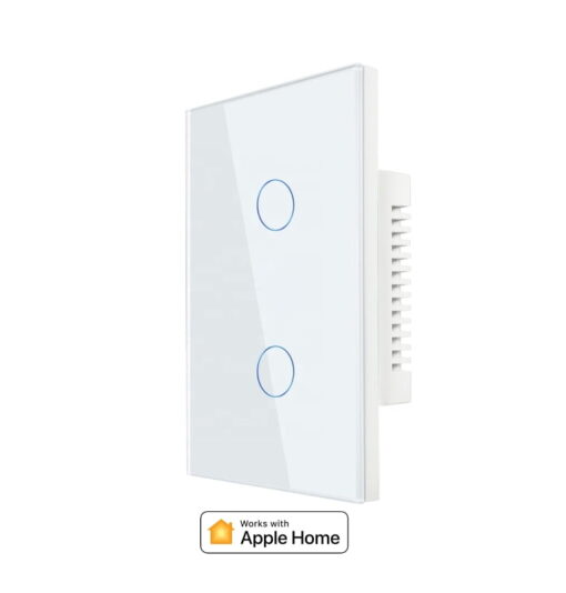 Homekit Wi-Fi 2 Gang Wall Switch WS0D