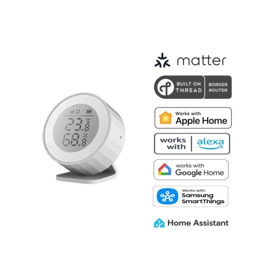 Matter Over Thread Smart Temperature & Humidity Sensor