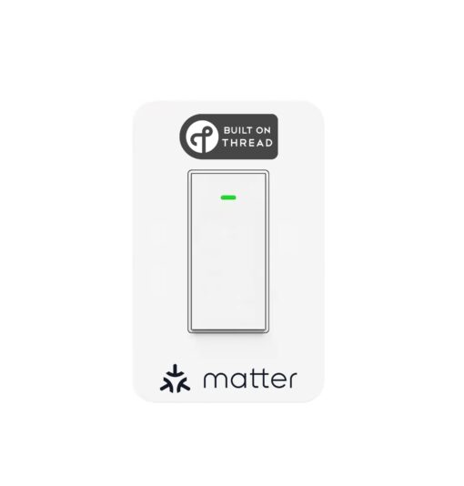 Matter Over Thread Certified One Gang Wall Switch MS01U