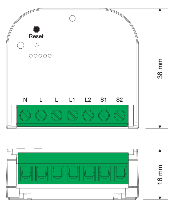 Matter Over Thread Smart Puck Relay Two Channel MR02 - Image 2