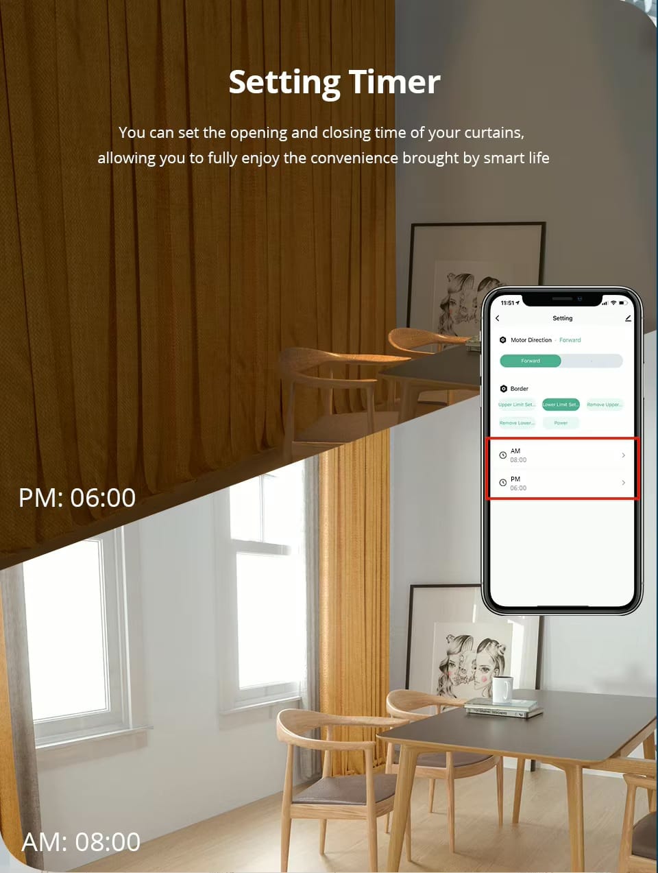 Matter Over Thread Smart Curtain Robot Motor - Image 6