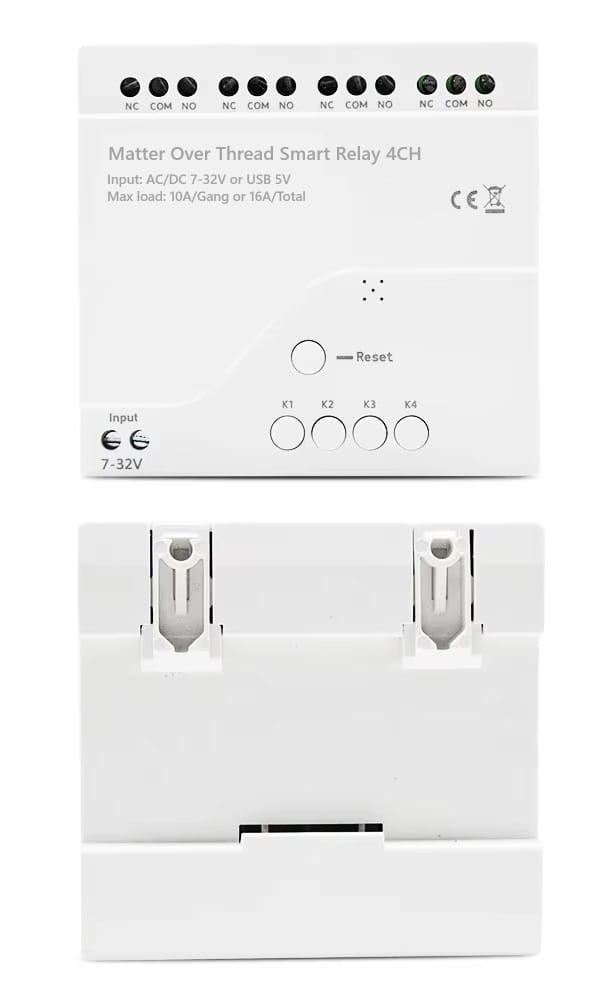 Matter Over Thread Smart Voltage Free Relay 4 Channel - Image 11
