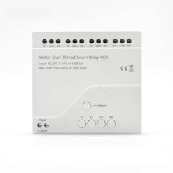 Alternative view of Matter Over Thread Smart Voltage Free Relay 4 Channel