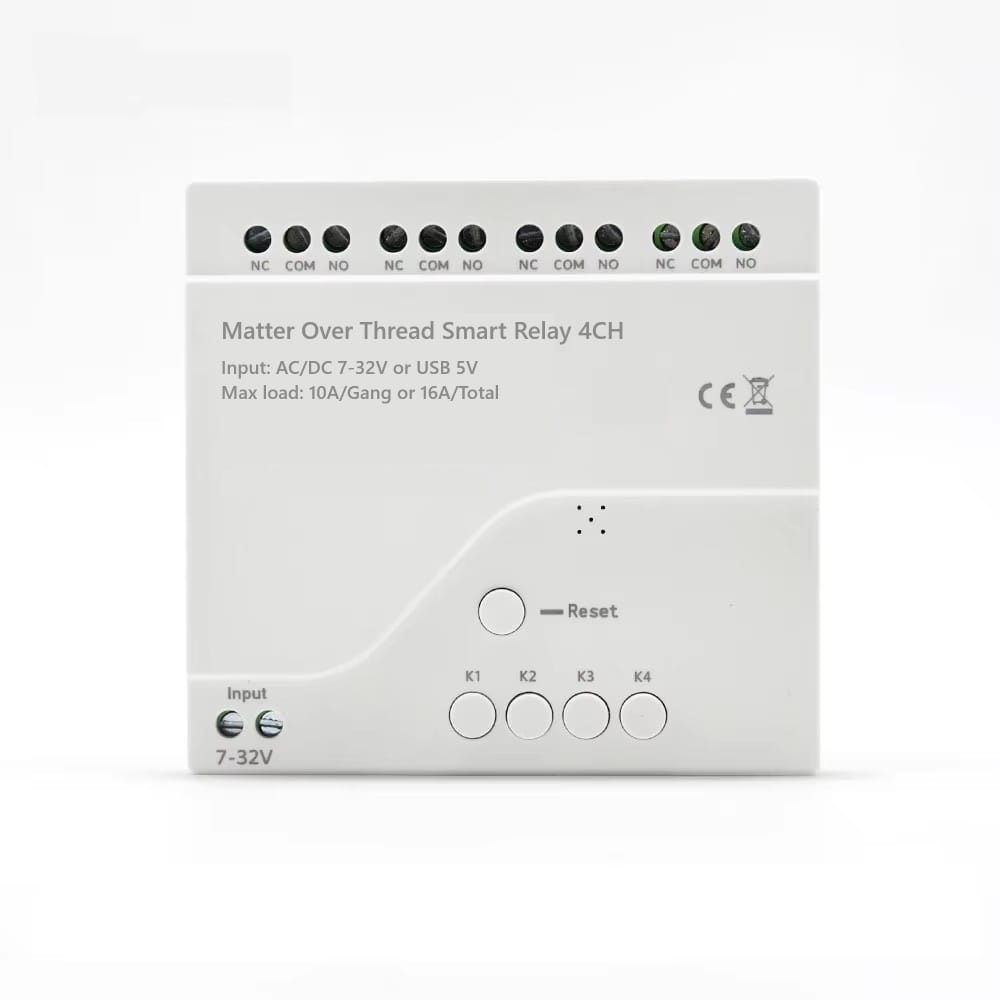 Matter Over Thread Smart Voltage Free Relay 4 Channel - Image 2