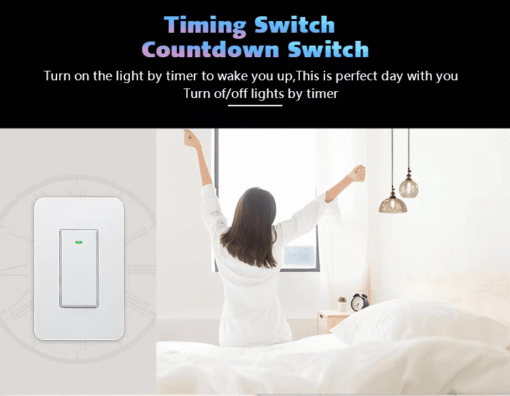 Matter Over Thread Certified One Gang Wall Switch MS01U - Image 3