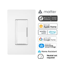 Matter Over Thread Certified Decora Style Wall Dimmer (MD01US)