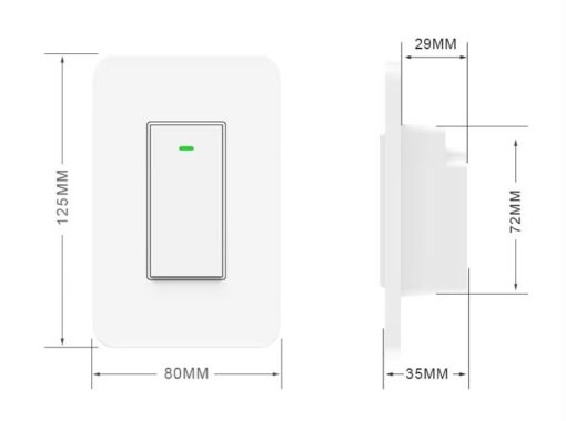 Matter Over Thread Certified One Gang Wall Switch MS01U - Image 6